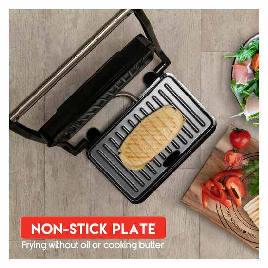 Tosti Apparaat Grill 750W - Foto 8