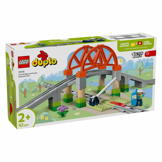 LEGO DUPLO Town 10426 Treinbrug en Rails Uitbreidingsset - Foto 5