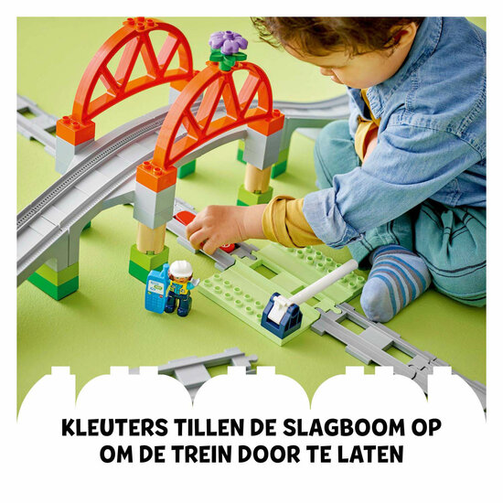LEGO DUPLO Town 10426 Treinbrug en Rails Uitbreidingsset - Foto 9