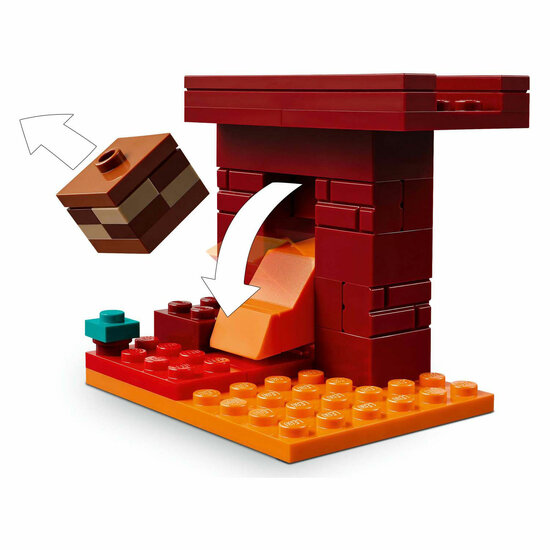 LEGO Minecraft 21266 De Lavastrijd in de Nether - Foto 5
