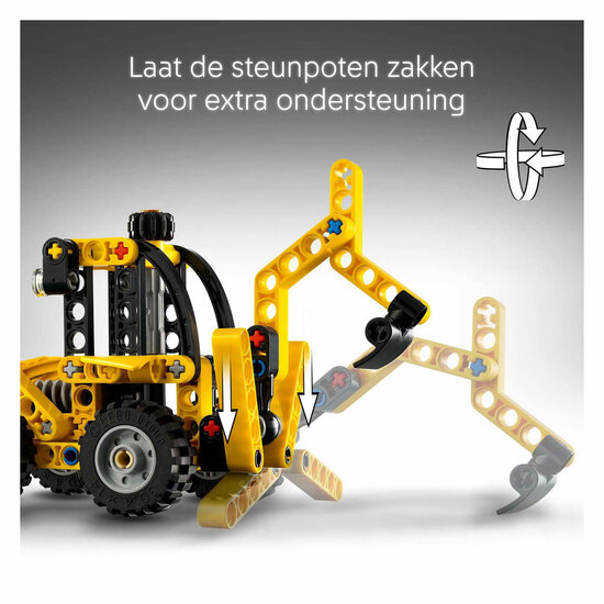 LEGO Technic 42197 Graaflaadmachine - Foto 8