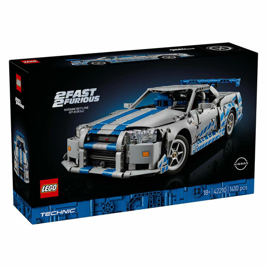 LEGO Technic 42210 2 Fast 2 Furious Nissan Skyline GT-R (R34) auto - Foto 5
