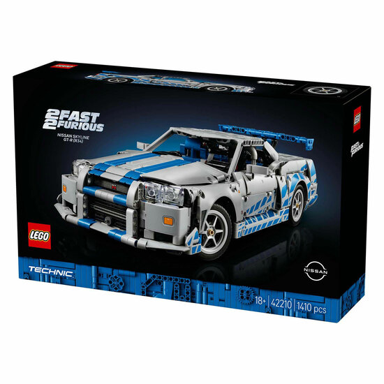LEGO Technic 42210 2 Fast 2 Furious Nissan Skyline GT-R (R34) auto - Foto 6