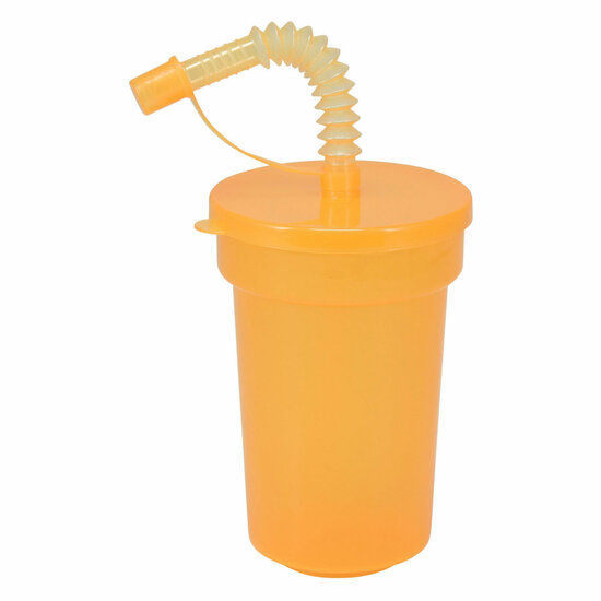Gekleurde Drinkbekers met Rietje, 6st. - Foto 5