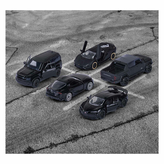 Majorette Black Edition Die-cast Voertuigen, 5dlg. - Foto 6