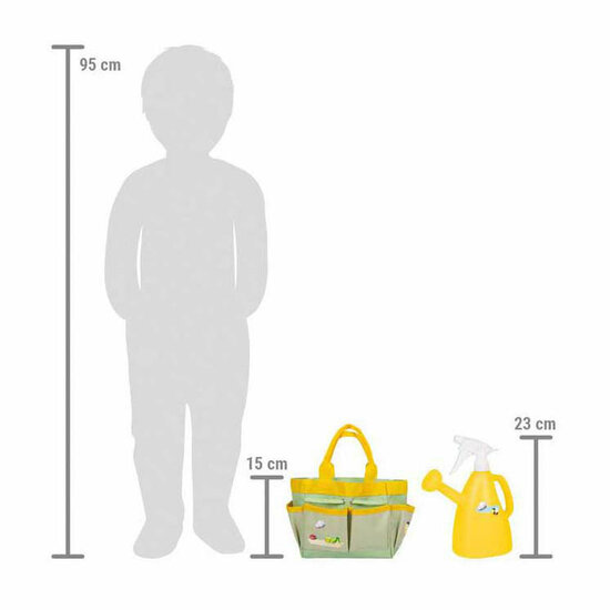 Small Foot - Tuintas met Tuingereedschap "Tiny Garden", 5dlg. - Foto 13
