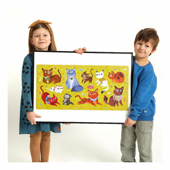 Banana Panda - Ik Hou van Katten Puzzel - 60st. - Foto 5