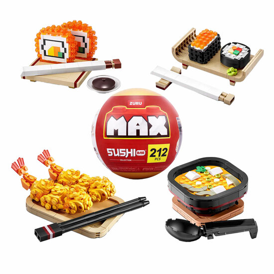 ZURU Max Premium Sushi - Bouwspeelset in Verrassingsbal - Foto 5