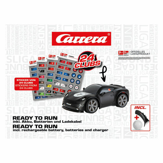 Carrera Mini RC 2,4GHz Bundesliga 1:43 - Zwart - Foto 9