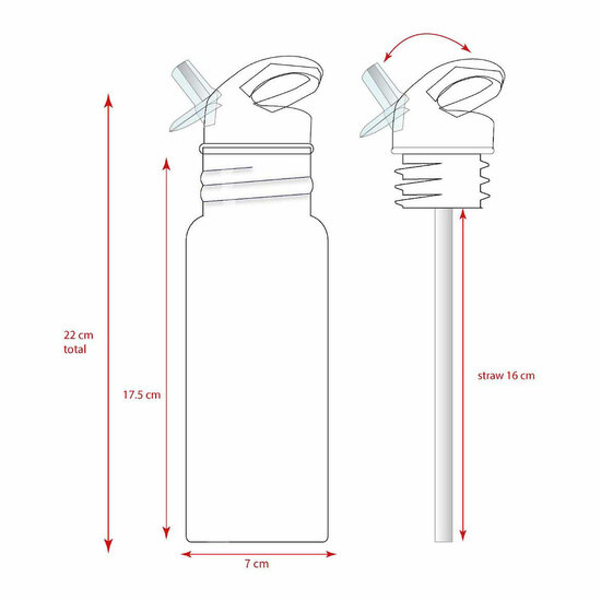 Drinkfles Pret Take A Sip - 500ml - Foto 6