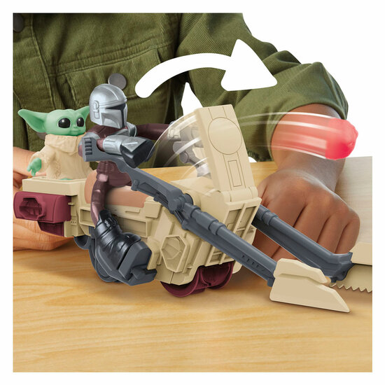 Play-Doh Star Wars the Mandelorian Speeder - 3 Kleipotjes - Foto 6