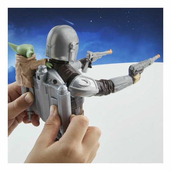 Star Wars The Mandalorian en Grogu Bounty Blaster Speelfiguur - Foto 5