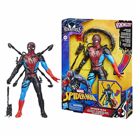 Marvel Spider-Man Venom Versus Spider-Man Liquid Shifter Speelfiguur - Foto 5
