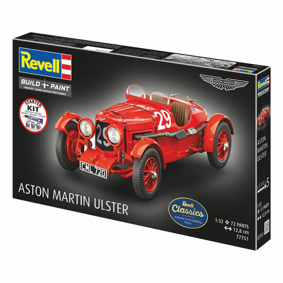 Revell Modelbouwpakket Starter Kit Aston Martin Ulster 1:32 - 72dlg. - Foto 6