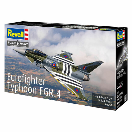 Revell Modelbouwpakket Eurofighter Typhoon FGR.4 1:48 - 228dlg. - Foto 9