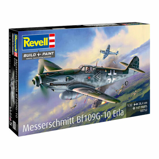 Revell Modelbouwpakket Messerschmitt Bf109G-10 Erla 1:32 - 147dlg - Foto 6