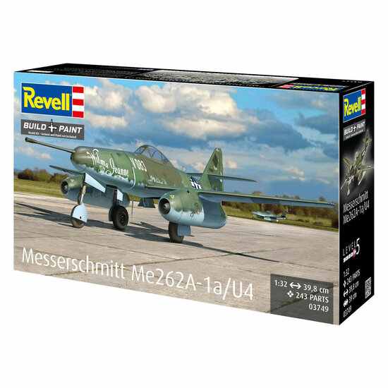 Revell Modelbouwpakket Messerschmitt Me262A-1a/U6 1:32 - 243dlg. - Foto 8