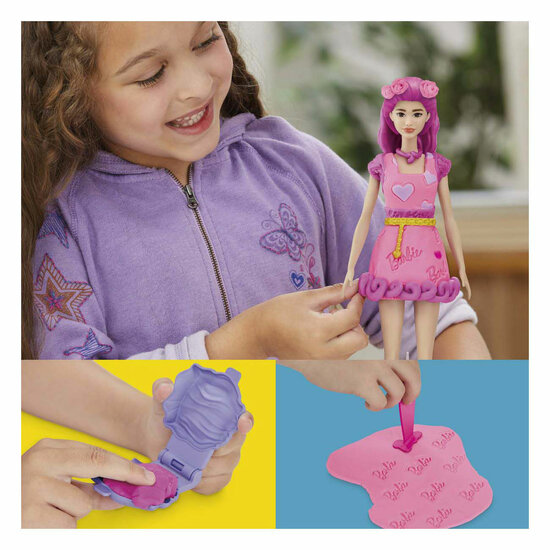 Play-Doh Barbie Hartjes en Haar - 2 Kleipotjes - Foto 5