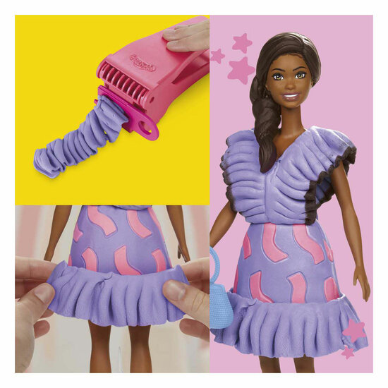 Play-Doh Barbie Fashionista Ruches - 2 Kleipotjes - Foto 5