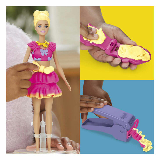 Play-Doh Barbie Ruches en Strikken - 3 Kleipotjes - Foto 5