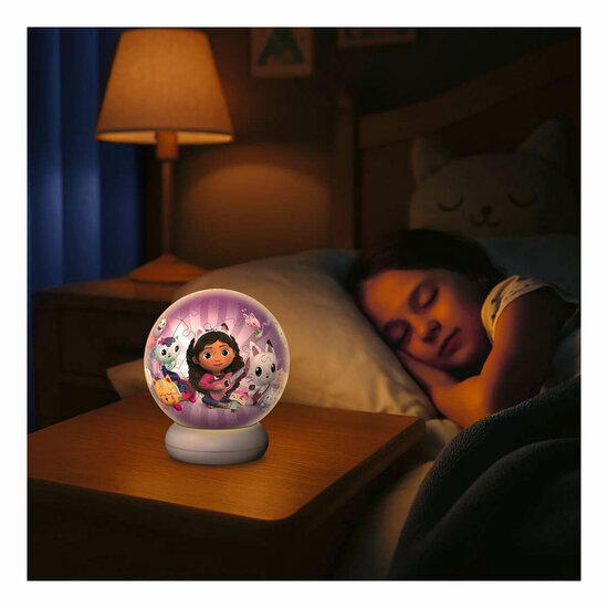 Ravensburger 3D Puzzel Nachtlamp Gabby's Dollhouse - 73st. - Foto 5