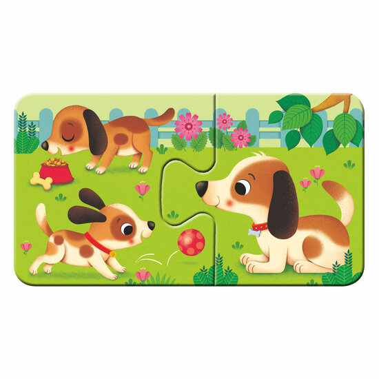 Ravensburger Dieren en hun Kleintjes Puzzel, 9x2st. - Foto 6