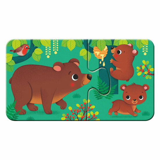 Ravensburger Dieren en hun Kleintjes Puzzel, 9x2st. - Foto 8