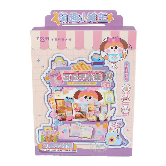 Kawaii Miniatuur Knutselkraampje Speelgoed - Paars