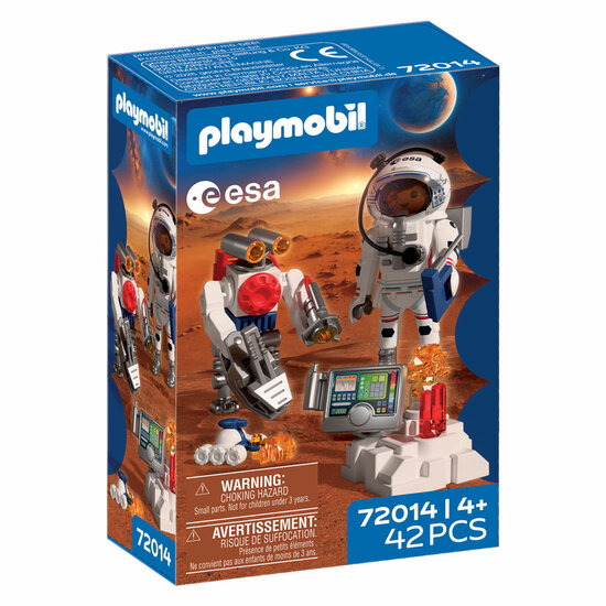 Playmobil ESA Astronaut met Robot - 72014