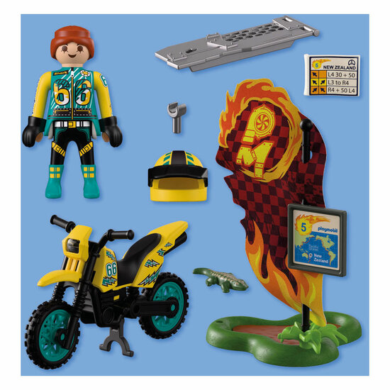 Playmobil Cars Offroad Motorfiets - 72065