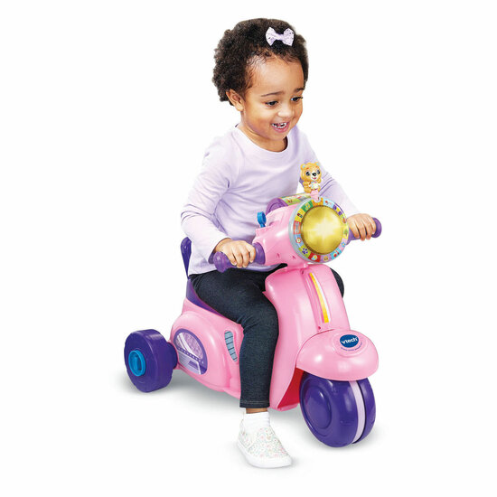 VTech Baby 2-in-1 Loopfiets Scooter - Roze - Foto 6