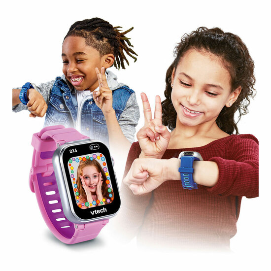 VTech KidiZoom Smartwatch DX4 Roze - Foto 5