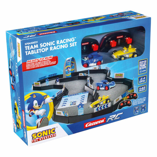Carrera RC 2,4GHz Racebaan Team Sonic Racing  Tabletop Racing Set - 1:43 - Foto 9