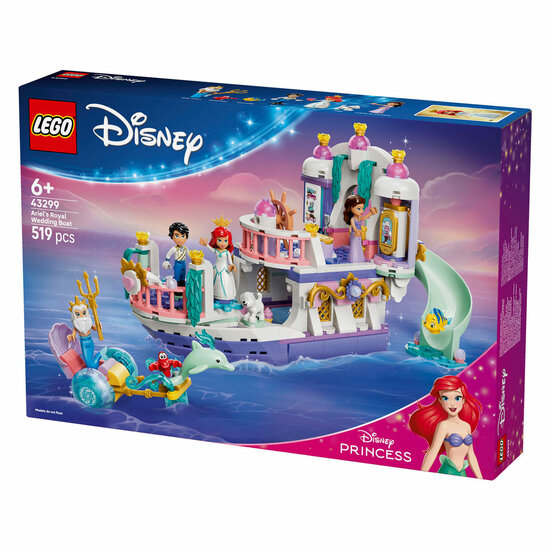 LEGO Disney Princess 43299 Ariels Koninklijke Trouwboot - Foto 7