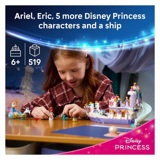 LEGO Disney Princess 43299 Ariels Koninklijke Trouwboot - Foto 11