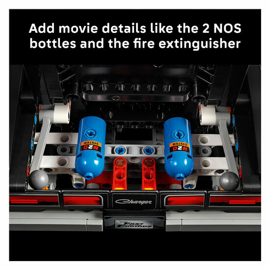 LEGO Technic 42231 Fast and Furious Dodge Charger R/T Auto - Foto 6