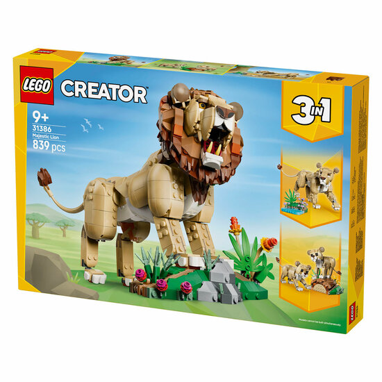 LEGO Creator 31386 Wilde Dieren: Majestueuze Leeuw - Foto 8
