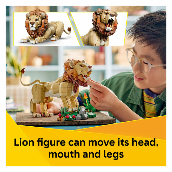 LEGO Creator 31386 Wilde Dieren: Majestueuze Leeuw - Foto 11
