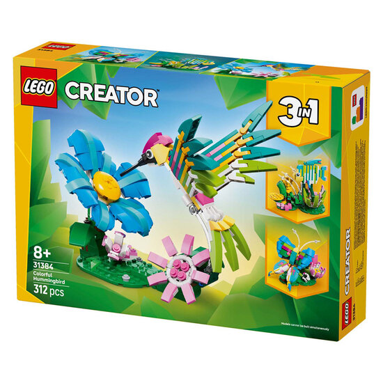 LEGO Creator 31384 Wilde dieren: kleurrijke kolibrie - Foto 5