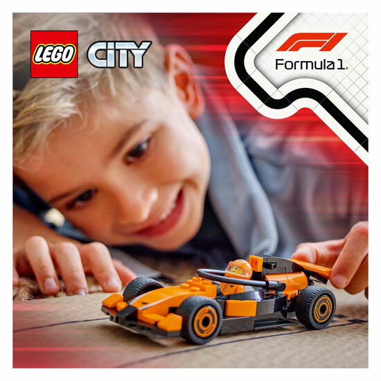 LEGO City 60442 F1 Coureur met Mclaren Racewagen - Foto 8