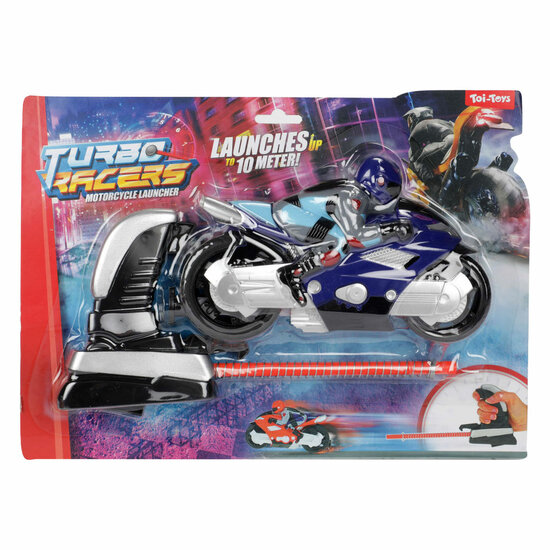 Turbo Racers Rijder op Motor met Afschieter - Foto 5