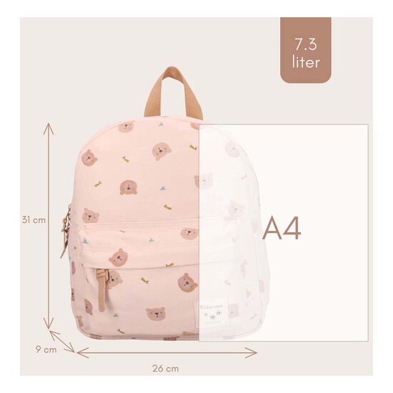 Kidzroom Rugzak Little Story - Beige - Foto 6