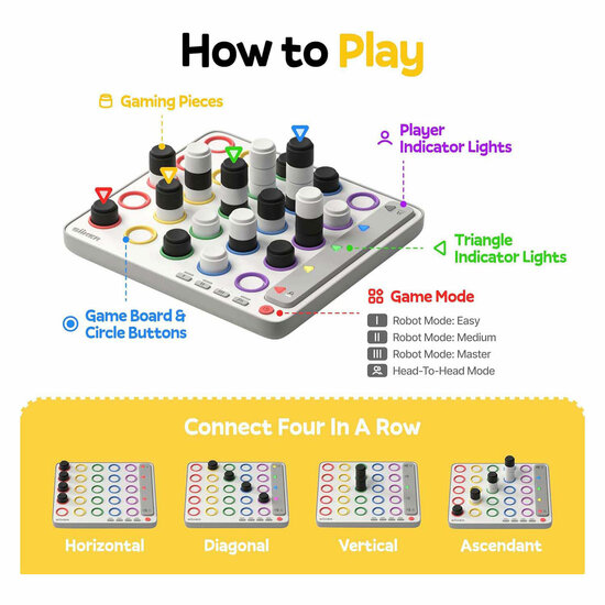 GiiKER Smart - Vier Op een Rij Spel - Foto 8