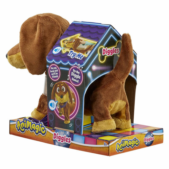 Animagic Diggles Hond Interactieve Knuffel - Foto 5