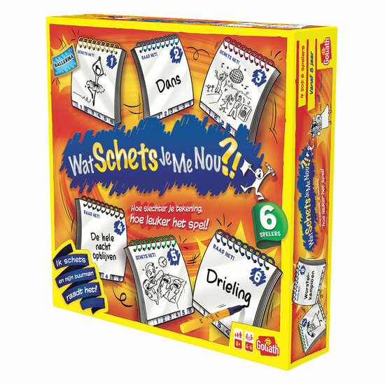 Goliath Wat schets je me nou?! Gezelschapsspel - 6 Spelers - Foto 5