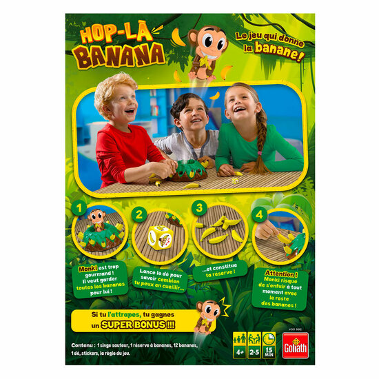 Goliath Hop-La Banana Juniorspel - Franstalig - Foto 5