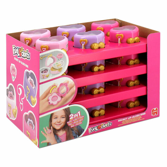 Jumbo FunLockets Geheime Lipgloss Ring - Foto 6
