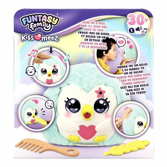 Jumbo Funtasy Family Kiss-Meez Uil - Interactieve Knuffel - Foto 5