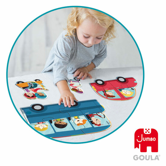 Jumbo Goula Puzzel XXL Voertuigen - 18st. - Foto 6