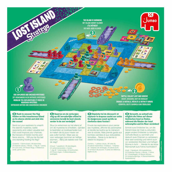 Jumbo Stratego Lost Island Bordspel - Foto 5